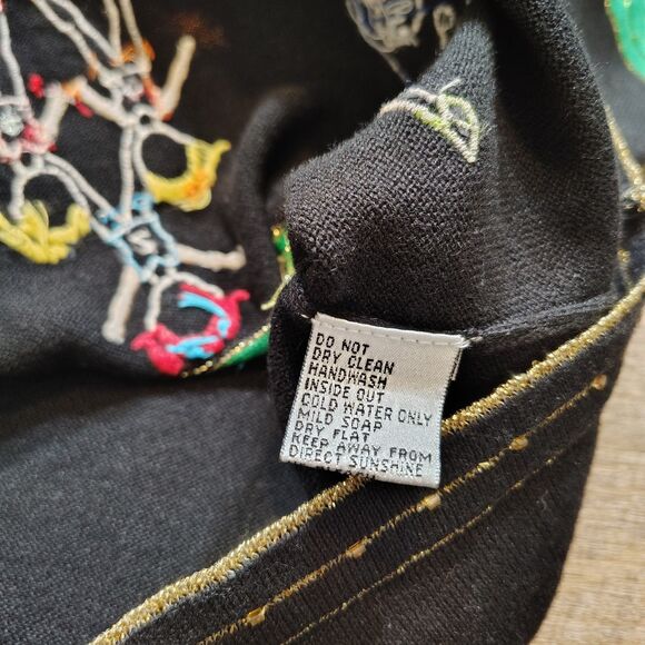 Vintage Jack B Quick Football Cheerleader Cardigan NWT Novelty Sweater XL - Picture 6 of 13